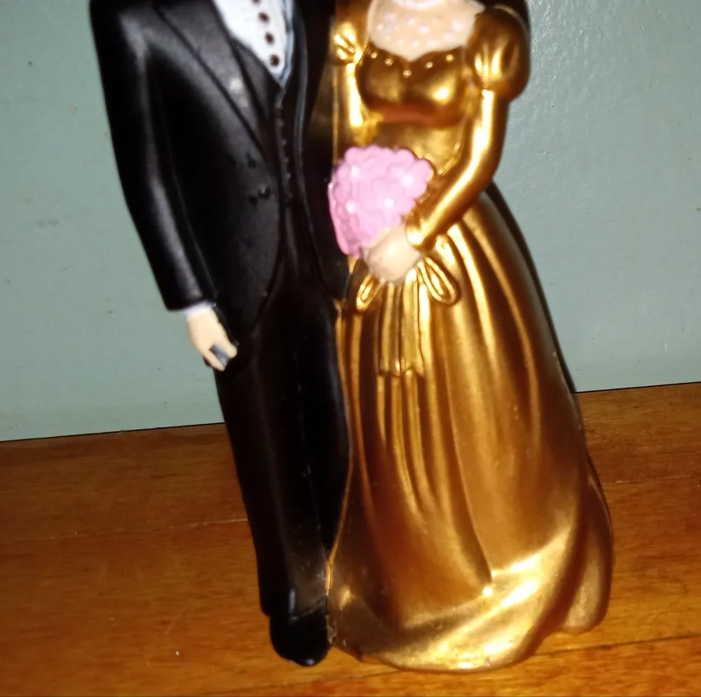 Vintage Bakery Crafts 1983  Anniversary or Cake Topper. New old stock.